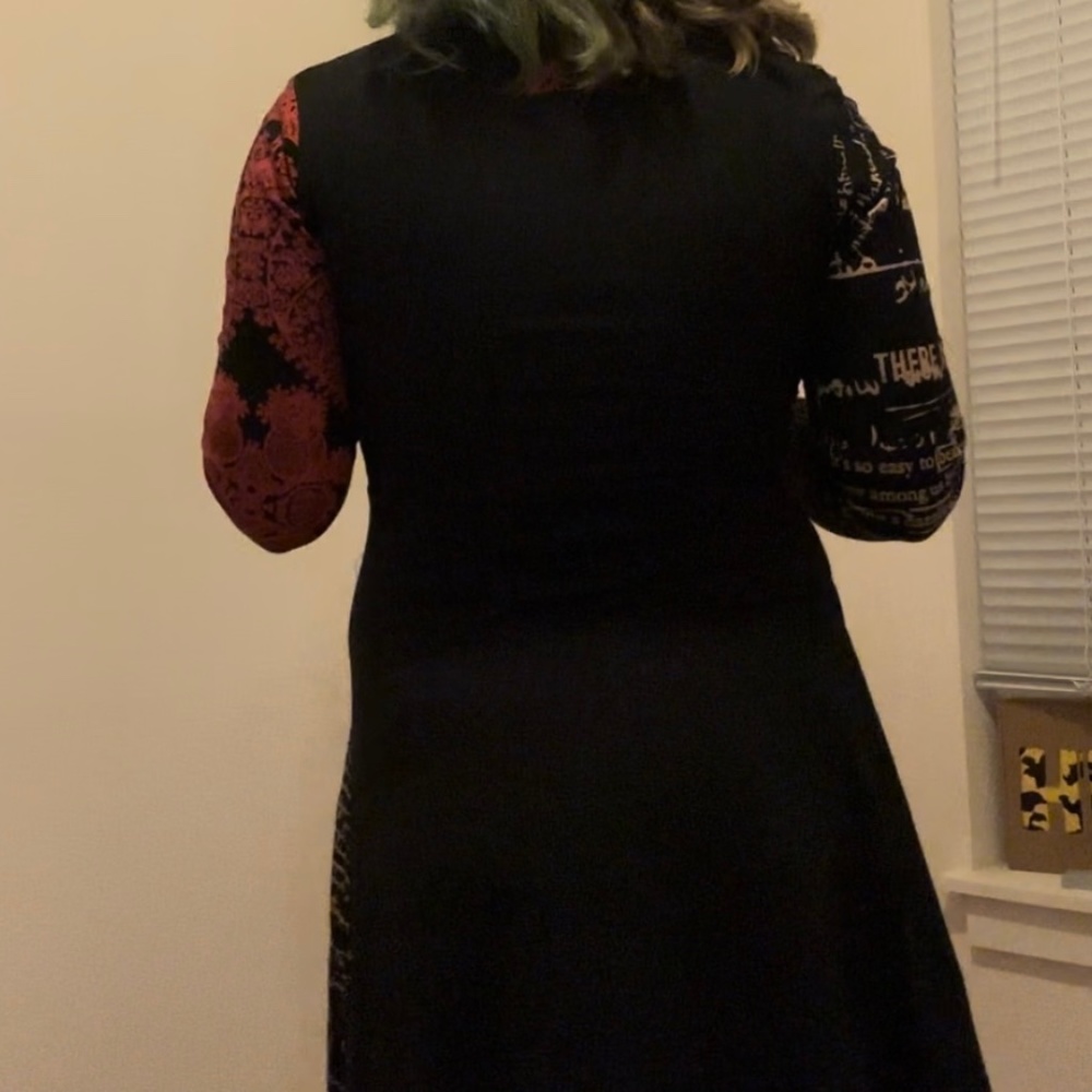 Unique Patterned Longsleeve Dress - image 3